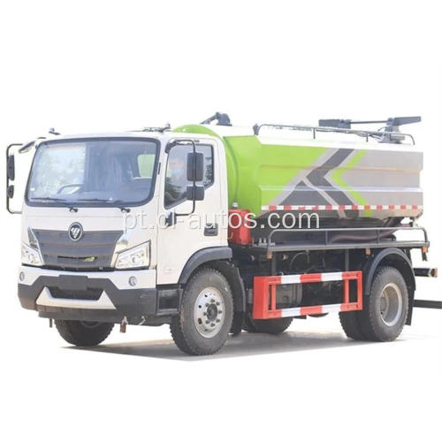 Foton 4x2 8000litres 8cbm de esgoto fossa séptica Caminhão de jato de água combinado de água combinada